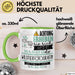 Wildtierfotografin Tasse Geschenk Lustiger Spruch Bitte Erheben Sie Sich Seine Majestät Die Wildtierfotografin Betritt Den Raum Grün Trendation