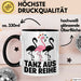 Flamingo Tier Tasse Geschenk Lustige Geschenkidee Spruch Tanz Aus Der Reihe Schwarz Trendation