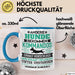 Hund Tasse Geschenk Lustiger Spruch Hunde Kommandos Humorvoll Blau Trendation