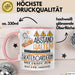 Skateboarderin Tasse Geschenk Lustig Abstand Halten Hochleistungs-Skateboarderin Mit Drang Zur Perfektion Bei Der Arbeit Rosa Trendation