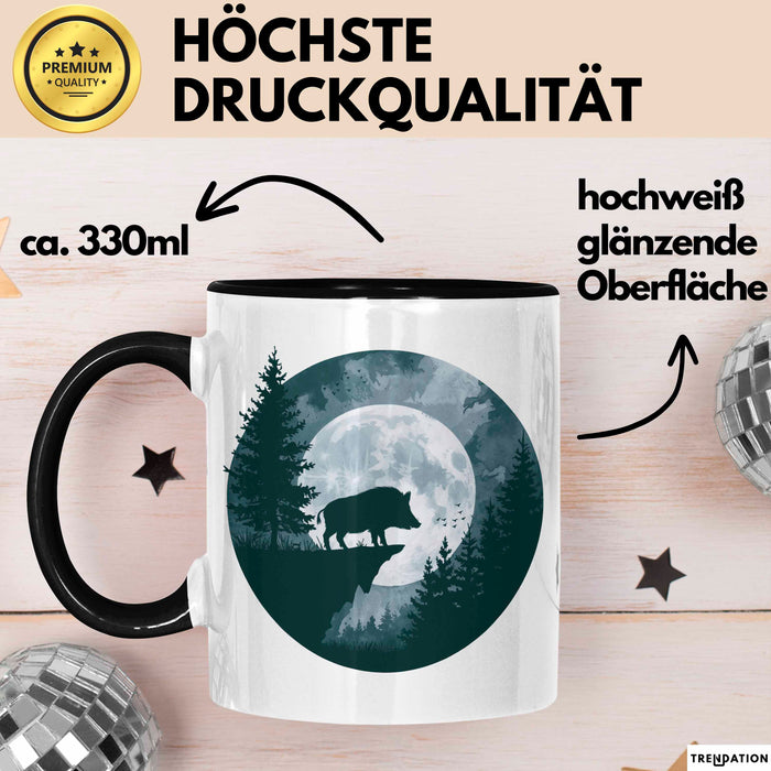 Schweinezüchter Schweine Tier Tasse Becher Geschenk Lustige Geschenkidee Spruch Trendation