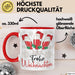 Weihnachten Weinglas Tasse Geschenk Weihnachtliche Grafik Weinliebhaber Frohe Weihnachten Kaffee-Becher Rot Trendation