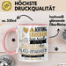 Pilates-Enthusiastin Tasse Geschenk Lustiger Spruch Bitte Erheben Sie Sich Seine Majestät Die Pilates-Enthusiastin Betritt Den Raum Rosa Trendation