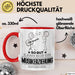 Musikerziehung Geschenk Tasse So Gut Kann Nur Ein Musikerziehung Aussehen Geschenkidee Kaffee-Becher Rot Trendation