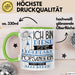 Popsängerin Tasse Geschenk Ich Bin Diese Eine Legendäre Popsängerin Von Der Alle Reden Geschenkidee Geburtstag Weihnachten Grün Trendation