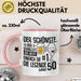50. Geburtstag Tasse Geschenk Der Schönste Der Schnellste Spermium 50Er Geburtstag Mann Vater Papa Rosa Trendation