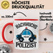 Polizist Tasse Geschenk Lustige Geschenkidee Spruch Nachwuchs Polizist Rot Trendation