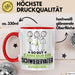 Schwiegervater Geschenk Tasse So Gut Kann Nur Ein Schwiegervater Aussehen Geschenkidee Kaffee-Becher Rot Trendation
