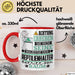 Reptilienhalter Geschenk Tasse Lustiger Spruch Erheben Sie Sich Der Reptilienhalter Betritt den Raum Rot Trendation