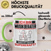 Musikberater Tasse Geschenk für Musikberater Geburtstag Lustiger Spruch Kaffee-Becher Was Ist Deine Superkraft Grün Trendation