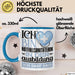 Notfallsanitäterin Ausbildung Start Geschenk Tasse Ich Bin Notfallsanitäterin In Der Ausbildung Ich Darf Das Kaffee-Becher Geschenkidee Blau Trendation