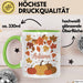 Herbstzeit Tasse Geschenkidee für Herbstliebhaber Grün Trendation