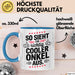 Onkel Sarkastisch Sarkasmus Tasse Geschenk Lustige Geschenkidee Spruch So Sieht Ein Richtig Cooler Onkel Aus Blau Trendation