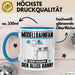 Modellbahnfan Tasse Geschenk für Modellbahnfan Der Mann Der Alles Kann Geschenkidee zum Geburtstag Blau Trendation