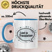 Linguist Tasse Geschenkidee Lost in Translation Sprachnerd Blau Trendation