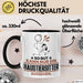Haustiersitter Geschenk Tasse So Gut Kann Nur Ein Haustiersitter Aussehen Geschenkidee Kaffee-Becher Schwarz Trendation