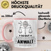 Anwalt Geschenk Tasse So Gut Kann Nur Ein Anwalt Aussehen Geschenkidee Kaffee-Becher Rosa Trendation