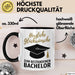 Schüler Abschluss Tasse Geschenk Lustige Geschenkidee Spruch Herzliche Glückwünsche Zum Bestandenen Bachelor Trendation