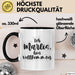 Marlis Tasse Ich Marlis, Bin Vollkommen Geschenk Schwarz Trendation