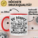 Bürokollege Tasse Geschenk Lustige Geschenkidee Spruch Du Denkst Der Abschied Ist Schwer Rot Trendation