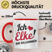 Elke Tasse Geschenk Ich Bin Vollkommen Elke Geschenkidee Geburtstag Rot Trendation