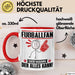 Fußballfan Tasse Geschenk für Fußballfan Der Mann Der Alles Kann Geschenkidee zum Geburtstag Rot Trendation