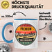 Zimmermann Holz Tischlerei Tasse Geschenk Lustige Geschenkidee Spruch Premium Handwerker Das Original Blau Trendation