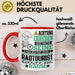 Radtourist Geschenk Tasse Lustiger Spruch Erheben Sie Sich Der Radtourist Betritt den Raum Rot Trendation