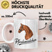 Pferde Tierliebhaber Tasse Geschenk Lustige Geschenkidee Spruch Pferdemädchen Weiß Trendation
