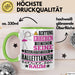 Balletttänzer Geschenk Tasse Lustiger Spruch Erheben Sie Sich Der Balletttänzer Betritt den Raum Grün Trendation