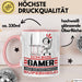 Gamer Geschenk Tasse Ich Bin Gamer Aber Sag Doch Einfach Superheld Lustige Geschenkdiee für Gamer Kaffee-Becher Rosa Trendation