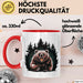 Bärenliebhaber Tasse Geschenkidee für Naturliebhaber Rot Trendation