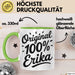 Erika Tasse Geschenk Original 100% Erika Geschenkidee Geburtstag Grün Trendation