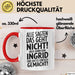Ingrid Tasse Geschenk Alle Sagten Das Geht Nicht Aber Dann Kam Ingrid Und Hat Es Einfach Gemacht Geschenkidee Becher mit Name Rot Trendation