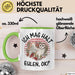 Eulen Liebhaber Tasse Geschenk Ich Mag Halt Eulen Ok Kaffee-Becher Eulenfans Geschenkidee Grün Trendation
