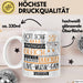 Live-Musik-Fan Geschenk Becher Tasse Gott Schuf Alle Menschen Gleich Nur Die Besten Durfeten Live-Musik-Fan Werden Geschenkidee Lustig Weiß Trendation