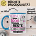 Sounddesignerin Geschenk Becher Tasse Gott Schuf Alle Menschen Gleich Nur Die Besten Durfeten Sounddesignerin Werden Geschenkidee Lustig Blau Trendation