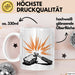 Bushcraft Fan Tasse Geschenkidee Naturfertigkeiten Liebhaber Weiß Trendation