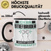 Stiefbruder Tasse Geschenk für Stiefbruder Geburtstag Lustiger Spruch Kaffee-Becher Was Ist Deine Superkraft Schwarz Trendation