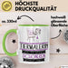 Tiermalerin Weil Es Keinen Schöneren Beruf Gibt Tasse Geschenk für Eine Tiermalerin Lustig Grün Trendation