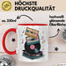Retro Fan Tasse Geschenkidee für Vintage Liebhaber Rot Trendation