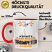 Trompeter Geschenk Tasse So Gut Kann Nur Ein Trompeter Aussehen Geschenkidee Kaffee-Becher Rot Trendation