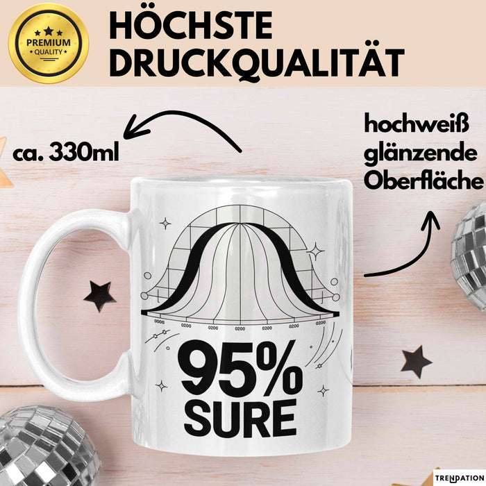 Statistiker Tasse Geschenk Lustige Geschenkidee Spruch Für Wahrscheinlichkeits Denker Weiß Trendation