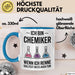 Chemiker Chemielehrer Tasse Geschenk Lustige Geschenkidee Spruch Wenn Ich Renne Solltest Du Es Auch Tun Blau Trendation