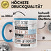 Stand-Up-Paddlerin Geschenk Becher Tasse Gott Schuf Alle Menschen Gleich Nur Die Besten Durfeten Stand-Up-Paddlerin Werden Geschenkidee Lustig Blau Trendation