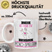 Polo-Spielerin Tasse Geschenk Becher Stark Attraktiv Furchtlos Polo-Spielerin Lustige Geschenkidee Weiß Trendation
