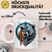 Nordischer Krieger Wikingerbär Tasse Geschenk Lustige Geschenkidee Spruch Weiß Trendation