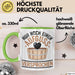 Lustige Tasse Geschenk Aufguss Versprochen Witziger Becher Grün Trendation