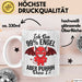 Engel Teufel Tasse Geschenk Lustige Geschenkidee Spruch Ich Bin 99% Engel Weiß Trendation