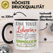 Unterricht Lehrer Wertschätzung Tasse Geschenk Lustige Geschenkidee Spruch Eine Tolle Lehrerin Ist Nicht Leicht Zu Finden Trendation